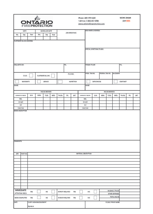 Form with variable print